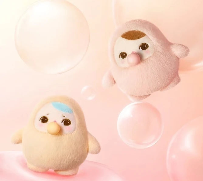 100% Authentic Poop Mart Colorful Pucky Beanie Bubble up Series Plush Toy Doll Keychain Pendant Blind Boxes