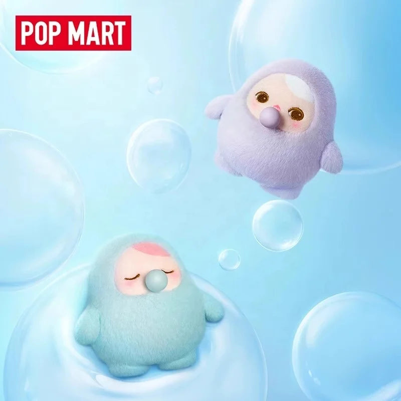 100%  Genuine POP MART Pucky Beanie Bubble up Series Blind Box Bag Pendant  Mystery Keychain Cartoon Decoration Surprise Gift