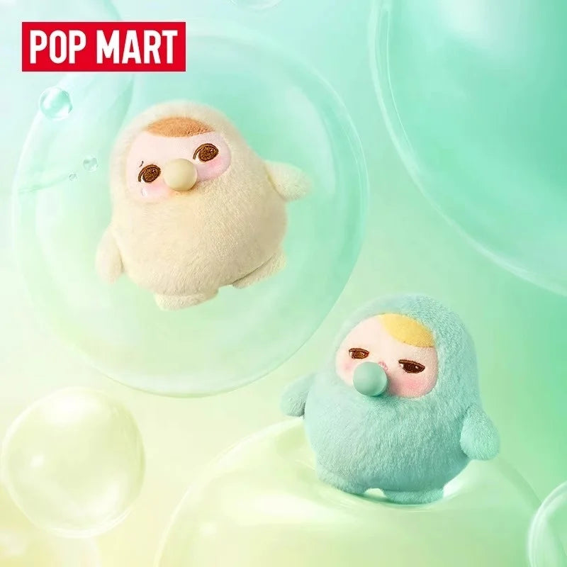 100%  Genuine POP MART Pucky Beanie Bubble up Series Blind Box Bag Pendant  Mystery Keychain Cartoon Decoration Surprise Gift