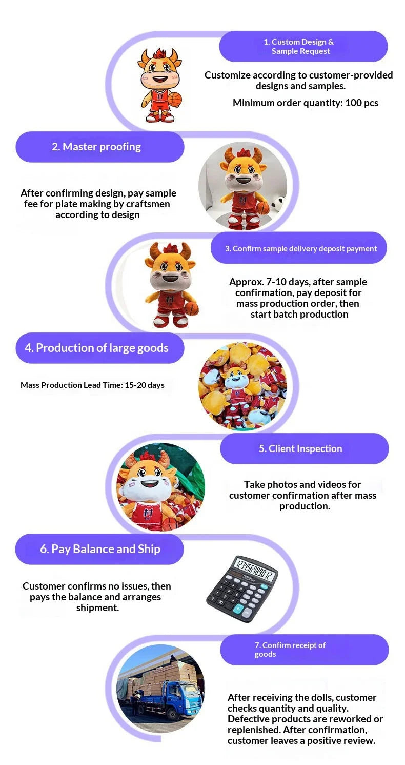 Plush Toys Custom Squishy AI Weighted Plush Toy & Elephant Plush Toy for Games