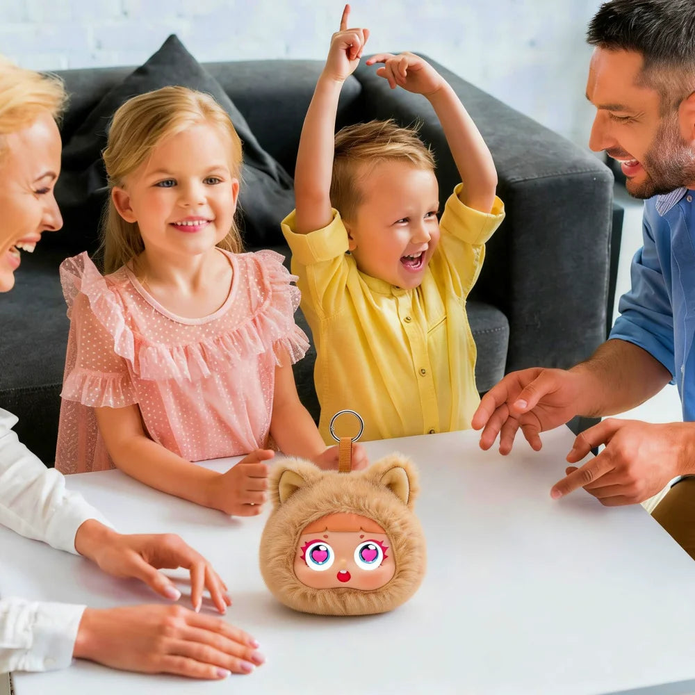 Next Gen Smart Plush AI Speaker 2W Custom Voice Recording Function 2 Inch Eye Display Intelligent Voice Home Education