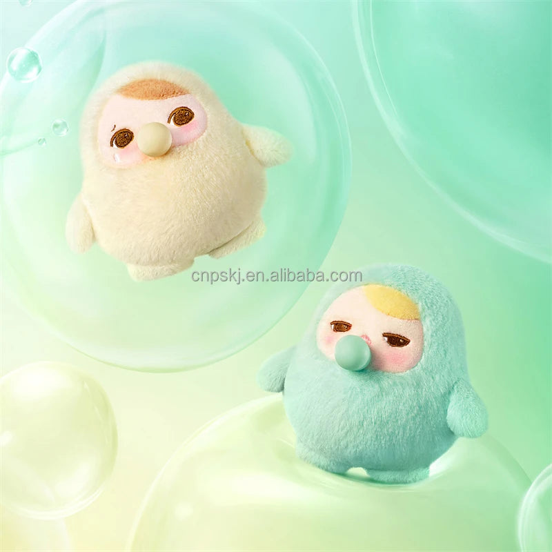New Genuine Pop Mart Colorful Pucky Beanie Bubble up Series Plush Toy Doll Keychain Pendant Blind Mystery Boxes Surprise Gift