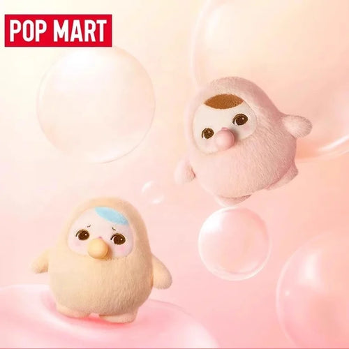 100%  Genuine POP MART Pucky Beanie Bubble up Series Blind Box Bag Pendant  Mystery Keychain Cartoon Decoration Surprise Gift