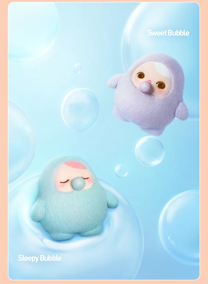 POP MART PUCKY BEANIE BUBBLE UP SERIES Pendant Trendy Blind Box Q Version Model Dolls Cartoon Decor Toys Kawaii Birthday Gift