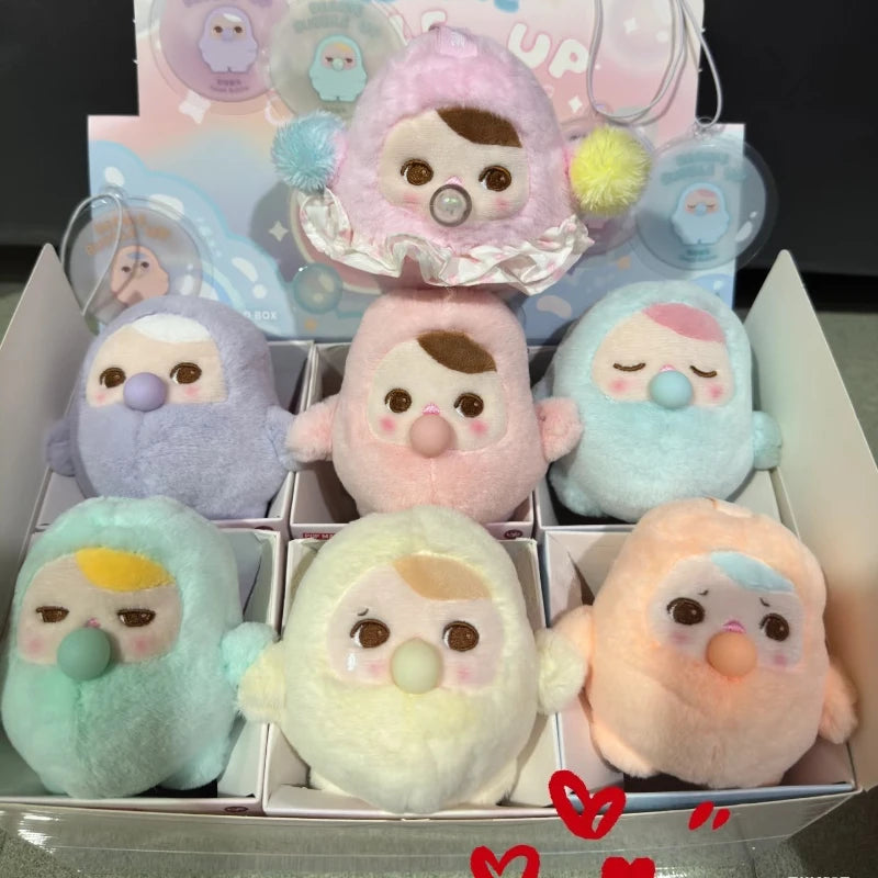 POP MART PUCKY BEANIE BUBBLE UP SERIES Pendant Trendy Blind Box Q Version Model Dolls Cartoon Decor Toys Kawaii Birthday Gift