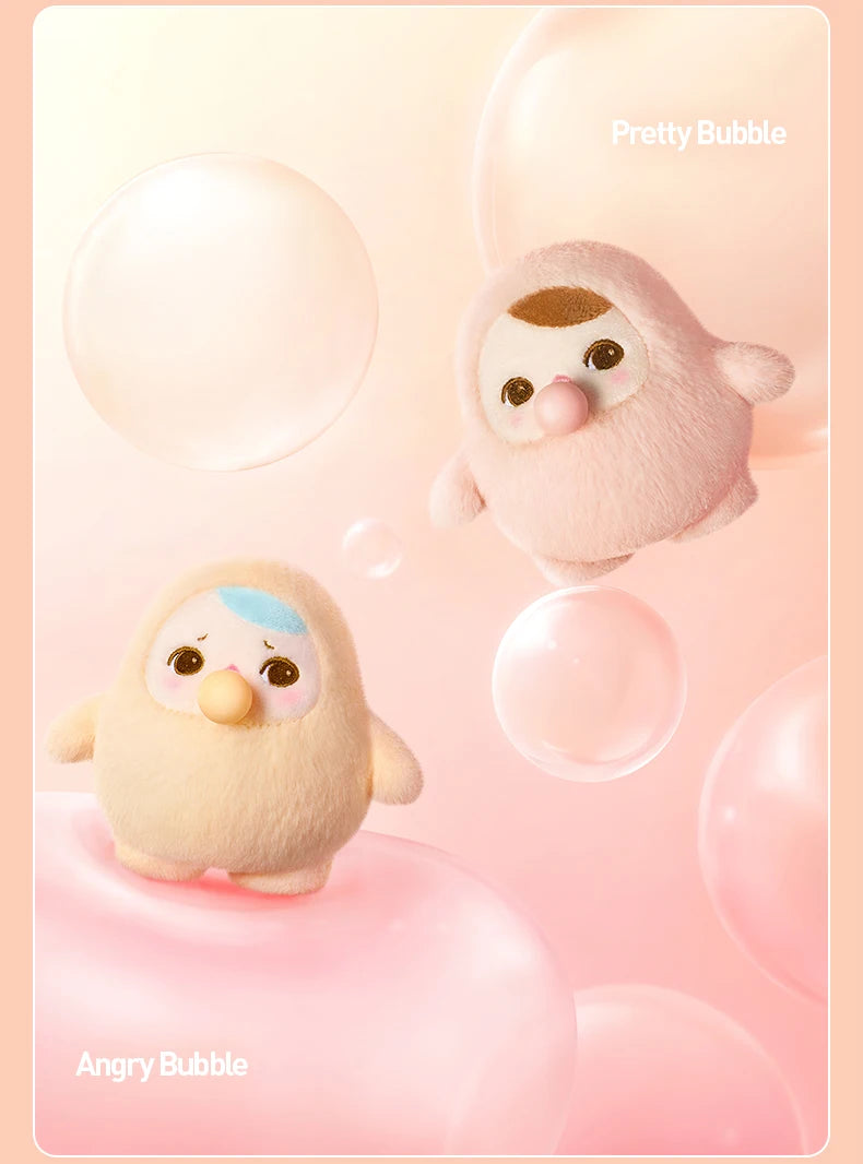 POP MART PUCKY BEANIE BUBBLE UP SERIES Pendant Trendy Blind Box Q Version Model Dolls Cartoon Decor Toys Kawaii Birthday Gift