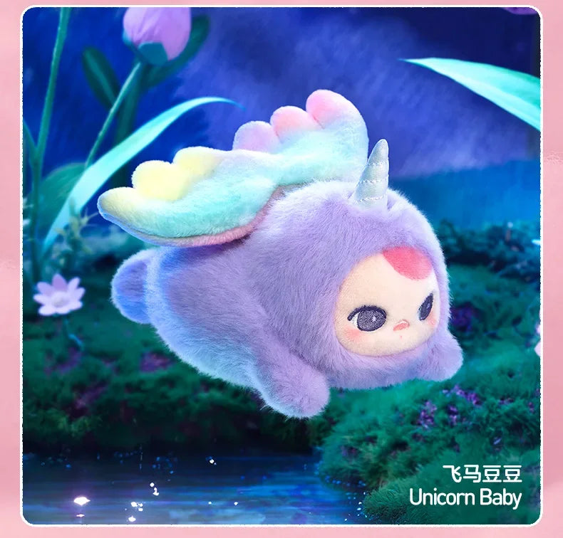 New Genuine POP MART PUCKY BEANIE BABIES FLYING Series Blind Box Guess Bag Ornament Home Decor Desktop Cute Toys Christmas Gift
