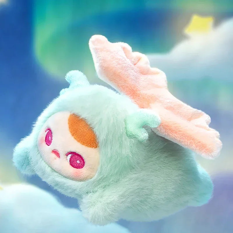 New Genuine POP MART PUCKY BEANIE BABIES FLYING Series Blind Box Guess Bag Ornament Home Decor Desktop Cute Toys Christmas Gift