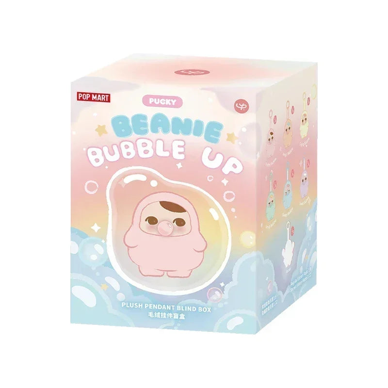 POP MART PUCKY BEANIE BUBBLE UP SERIES-Plush Pendant Trendy Blind Random Box Toys Mystery Box Guess Bag Action Figure Surprise