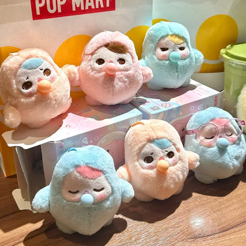 Genuine Pucky Bean Bubble Series Plush Pendant Blind Box Fashion Decoration Trend Pendant Toy Mystery Box Kids Kawaii Toy Gift