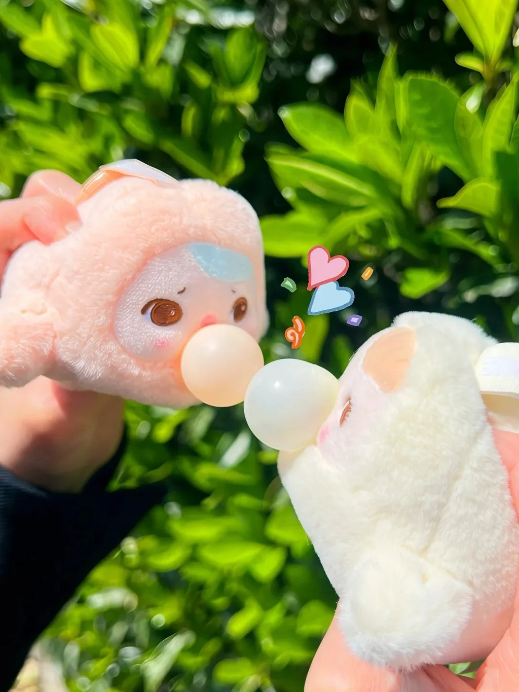 Genuine Pucky Bean Bubble Series Plush Pendant Blind Box Fashion Decoration Trend Pendant Toy Mystery Box Kids Kawaii Toy Gift
