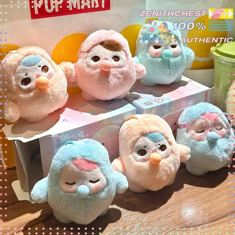 In Stock Genuine Pop Mart Pucky Bean Bubble Series Blind Box Cute Vinyl Plush Pendant Kawaii Pucky Mystery Box Birthday Gifts