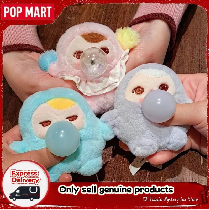 POP MART Original Pucky Beanie Bubble Up Series Blind Box Cute Bag Decor Pendant Doll Gift Mystery Box Toy customized Keychain