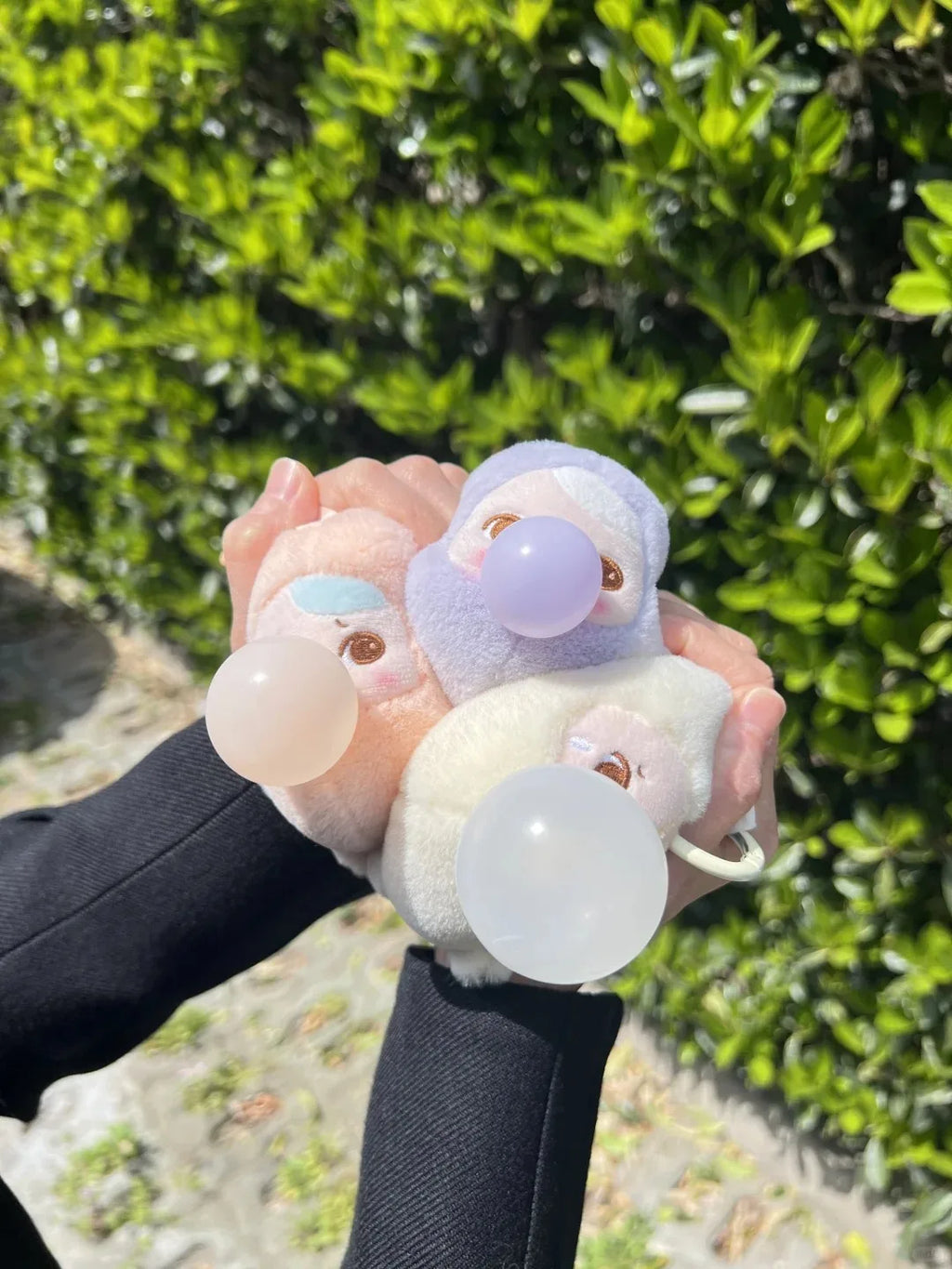 Genuine Pucky Bean Bubble Series Plush Pendant Blind Box Fashion Decoration Trend Pendant Toy Mystery Box Kids Kawaii Toy Gift