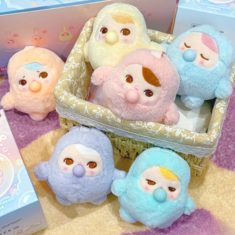 POP MART PUCKY BEANIE BUBBLE UP SERIES Pendant Trendy Blind Box Q Version Model Dolls Cartoon Decor Toys Kawaii Birthday Gift