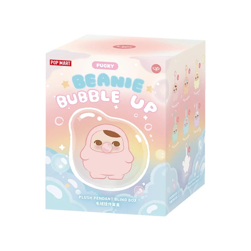 In Stock Genuine Pop Mart Pucky Bean Bubble Series Blind Box Cute Vinyl Plush Pendant Kawaii Pucky Mystery Box Birthday Gifts