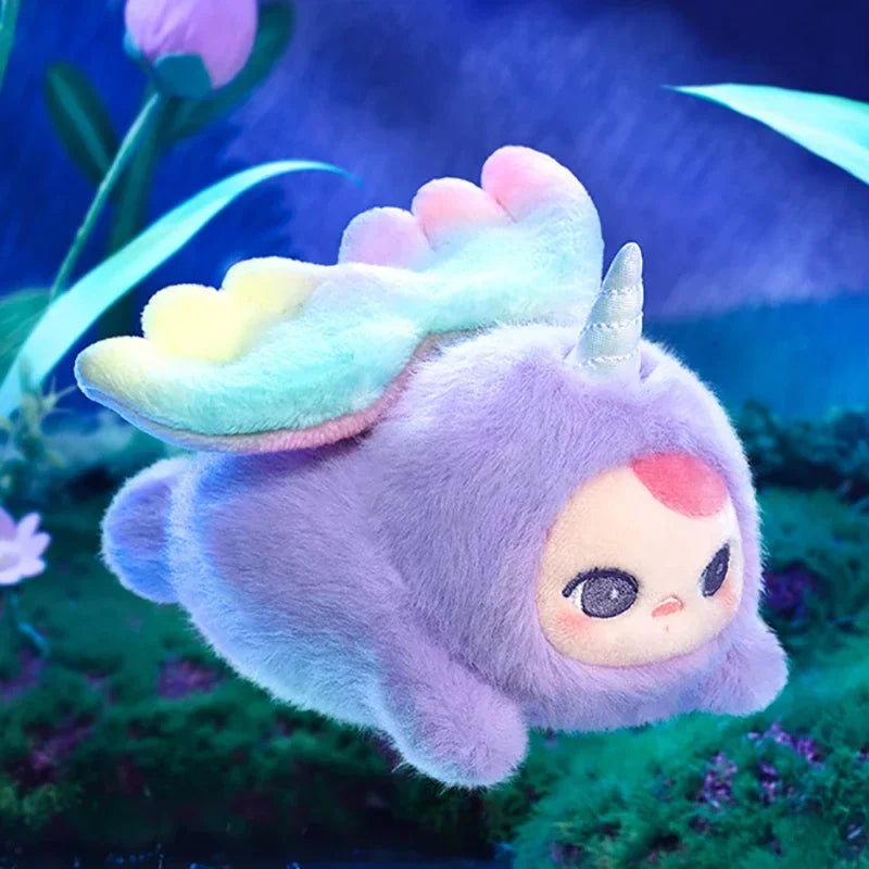 New Genuine POP MART PUCKY BEANIE BABIES FLYING Series Blind Box Guess Bag Ornament Home Decor Desktop Cute Toys Christmas Gift