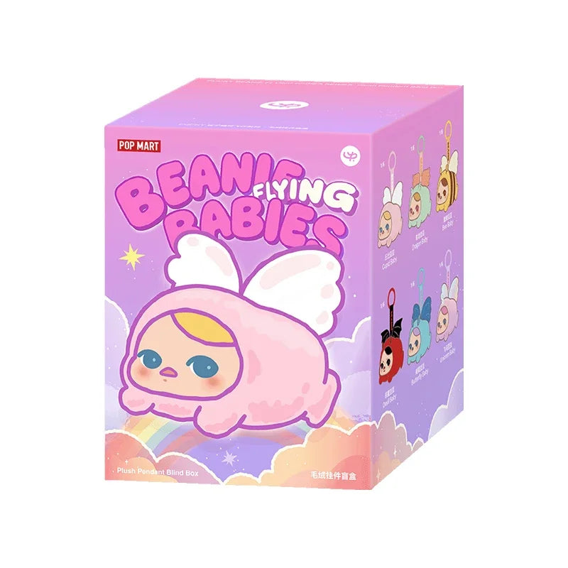 New Genuine POP MART PUCKY BEANIE BABIES FLYING Series Blind Box Guess Bag Ornament Home Decor Desktop Cute Toys Christmas Gift
