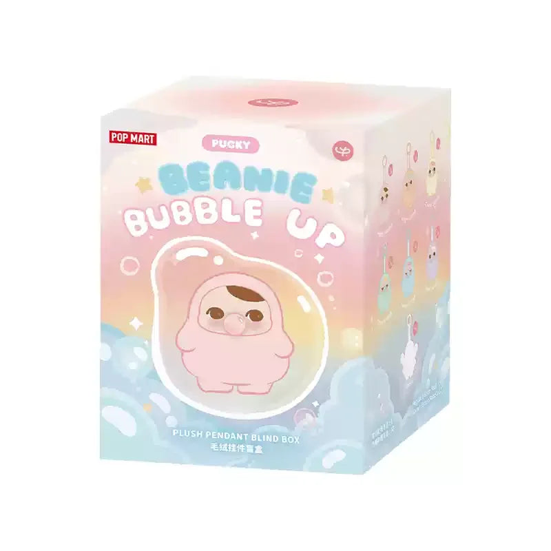 Genuine POP MART Pucky Bean Bubble Up Series Pendant Blind Box Trendy Toy Bag Pendant Decoration Cute Friends Gift Companion