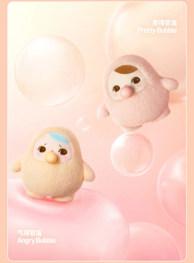 Genuine POP MART Pucky Bean Bubble Up Series Pendant Blind Box Trendy Toy Bag Pendant Decoration Cute Friends Gift Companion