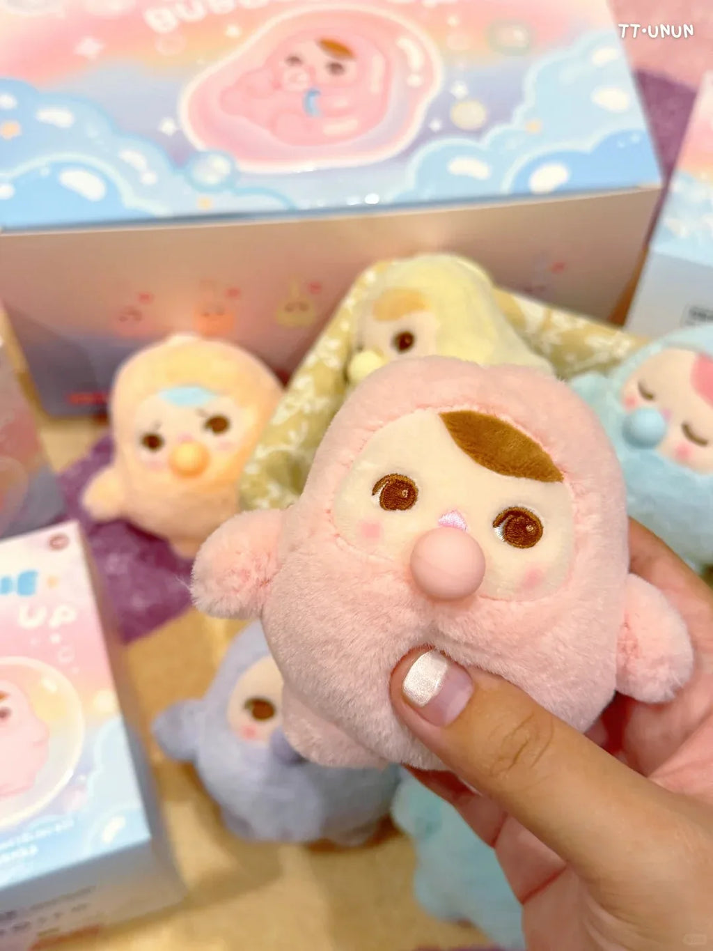 POP MART Original Pucky Beanie Bubble Up Series Blind Box Cute Bag Decor Pendant Doll Gift Mystery Box Toy customized Keychain
