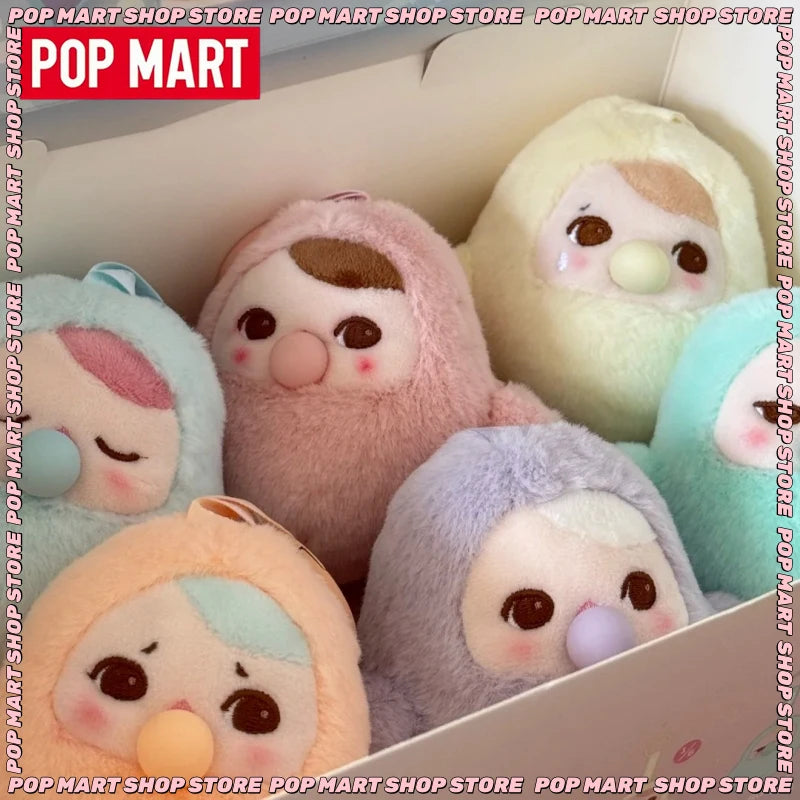 In Stock Genuine Pop Mart Pucky Bean Bubble Series Blind Box Cute Vinyl Plush Pendant Kawaii Pucky Mystery Box Birthday Gifts