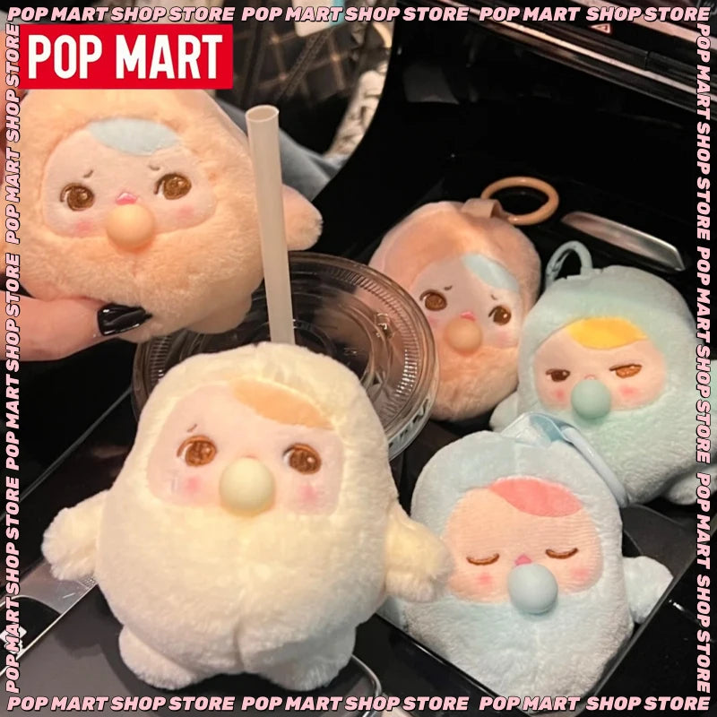 In Stock Genuine Pop Mart Pucky Bean Bubble Series Blind Box Cute Vinyl Plush Pendant Kawaii Pucky Mystery Box Birthday Gifts