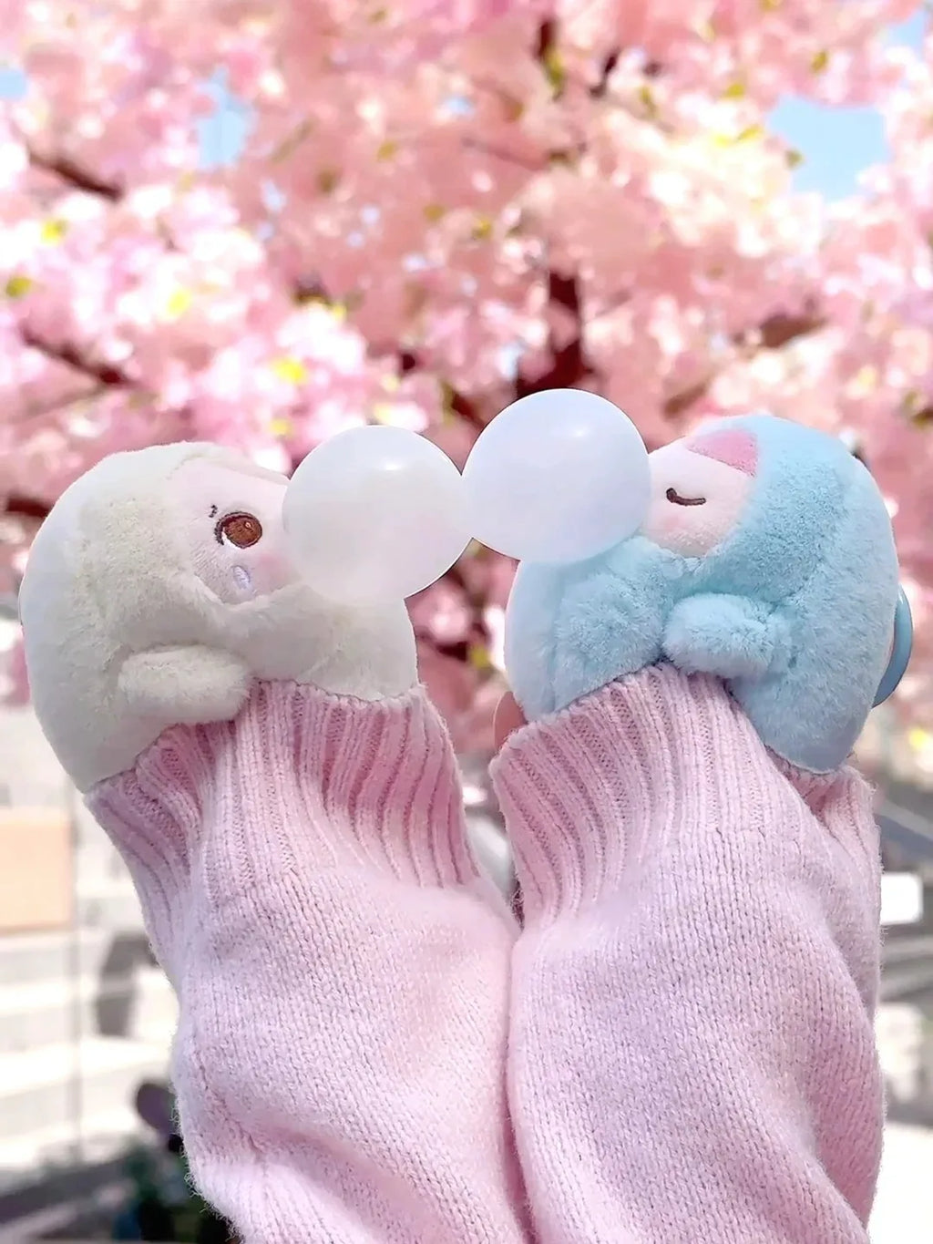 Popmart Pucky Beanie Bubble Up Series Blind Box Plush Pendant Toys Doll Cute Anime Figure Bag Decor Collection Doll Brithday Gif